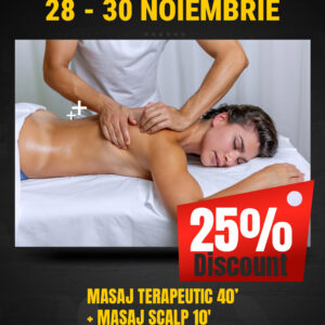 Masaj terapeutic 40’ + Masaj scalp 10'