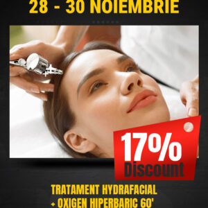 Tratament Hydrafacial + Oxigen hiperbaric 60'